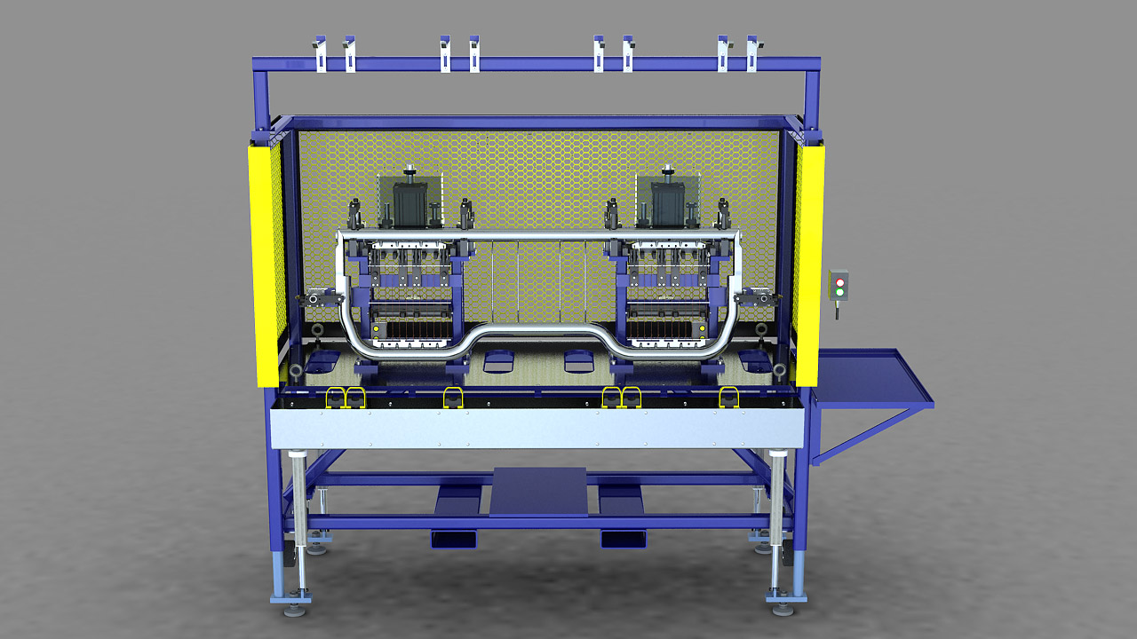 Automotive Seat Flex Mat Assembly Machine 1